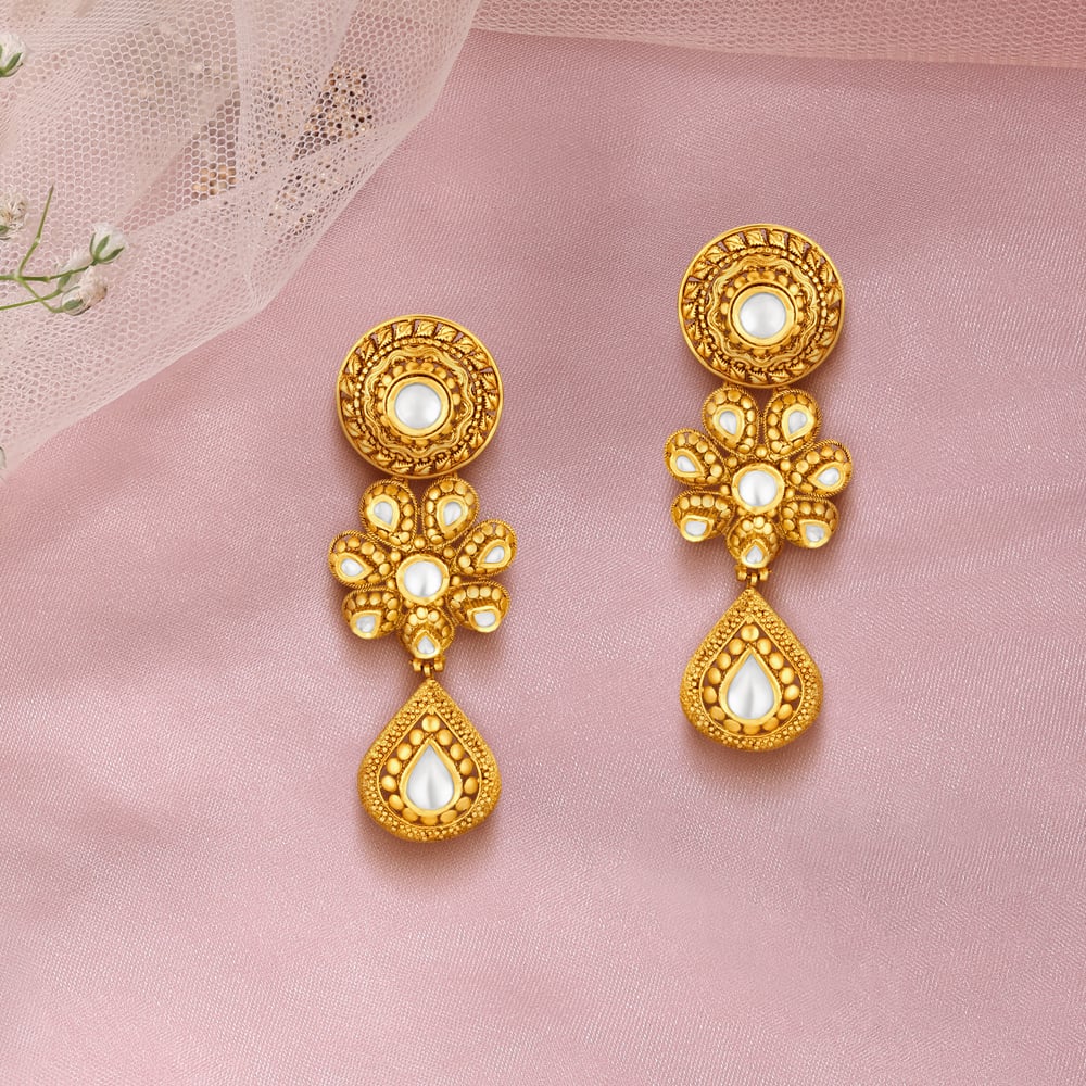 Elaborate Floral Necklace Set,,hi-res image number null