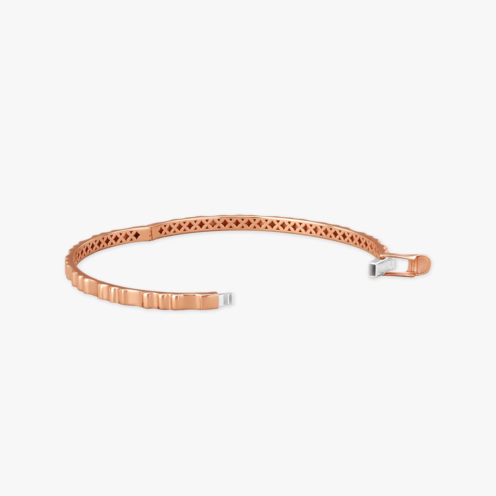 Sophisticated Chic Rose Gold Bangle,,hi-res image number null