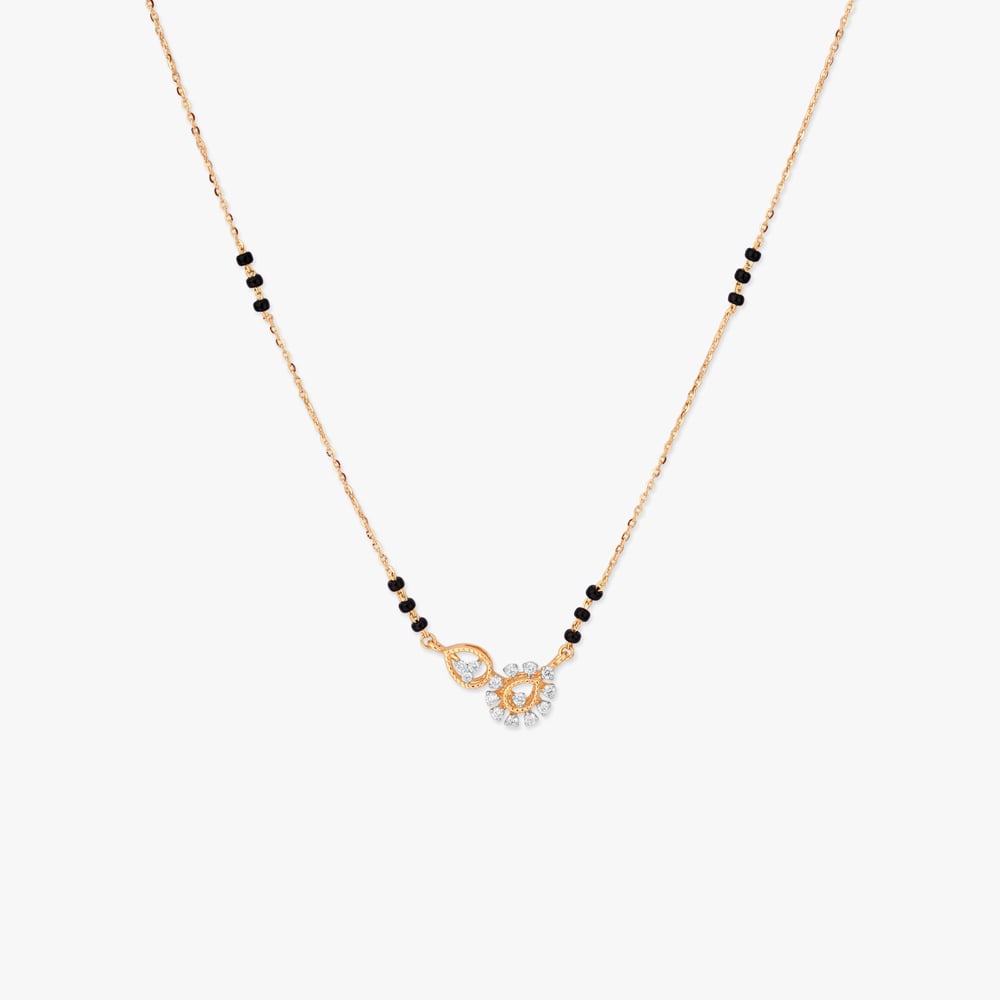 Aura Rhythm Diamond Mangalsutra,,hi-res image number null