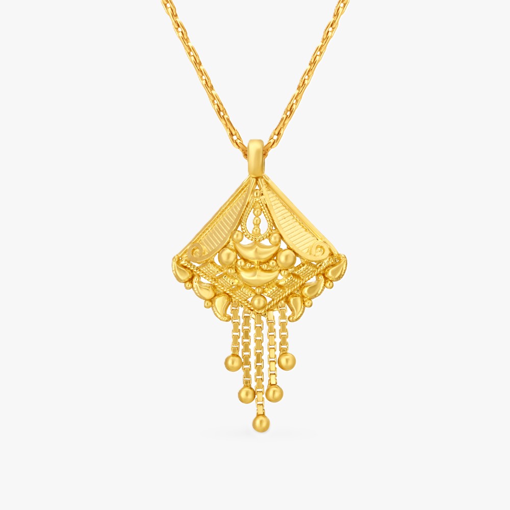 Heritage Fringe Gold Pendant,,hi-res image number null