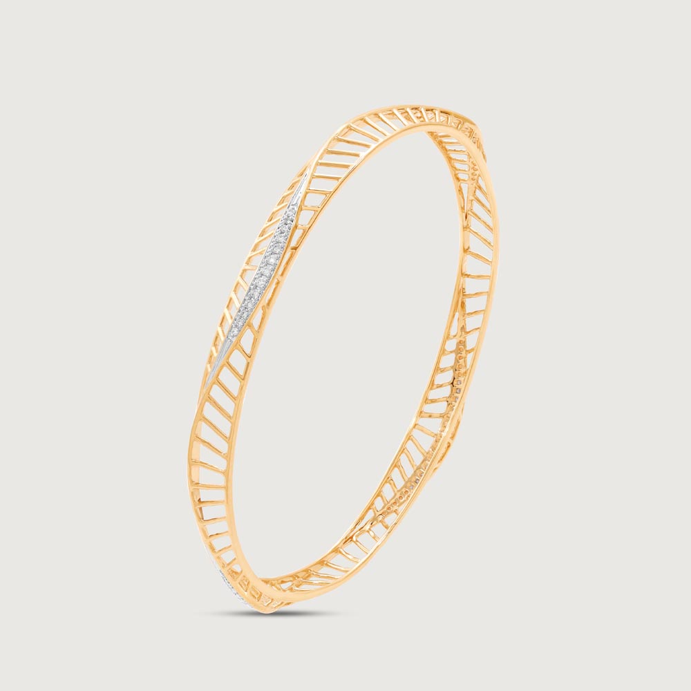 Trendy Sleek Diamond Bangle,,hi-res image number null