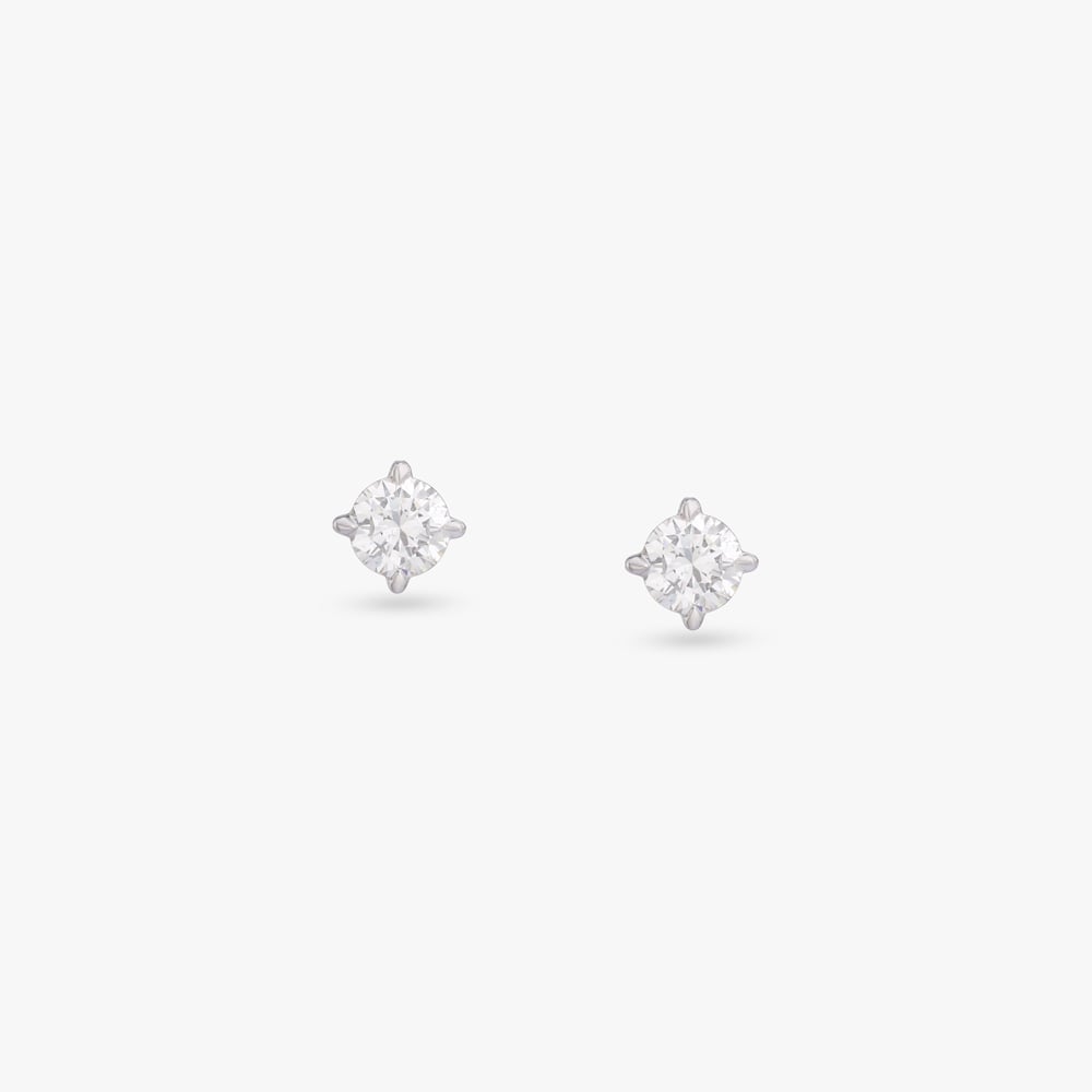 

Eternal Shine Solitaire Stud Earrings