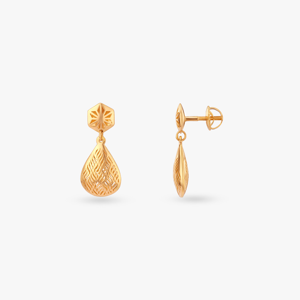 Radiant Weave Gold Necklace Set,,hi-res image number null