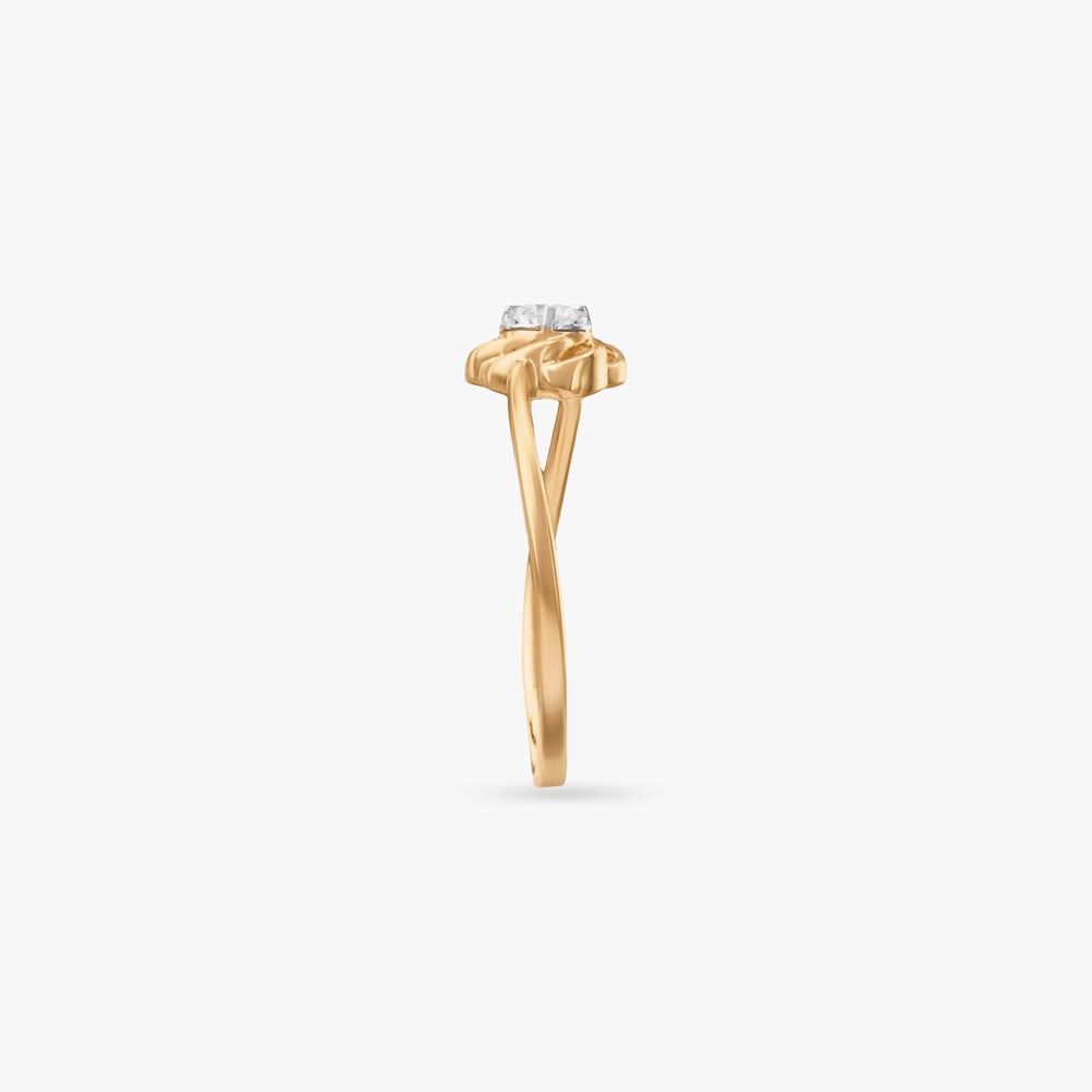 Petal Bloom Diamond Finger Ring,,hi-res image number null