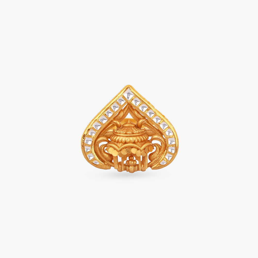 Mysterious Palatial Gold Ring,,hi-res image number null
