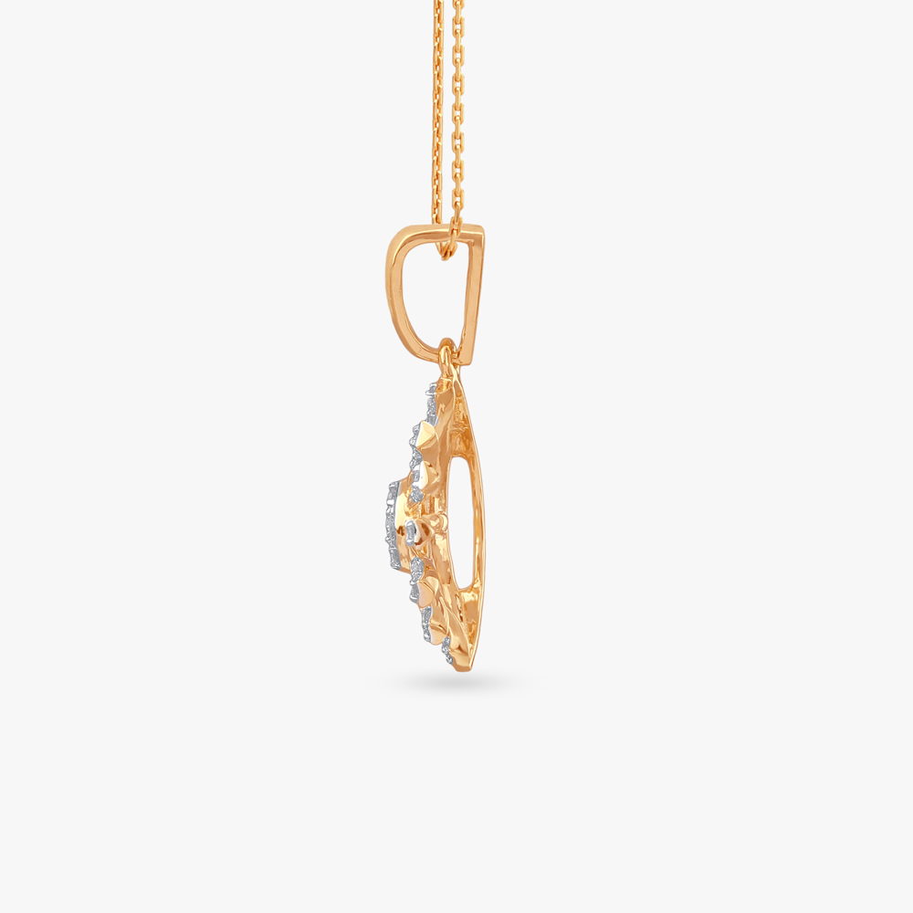 Delicate Gleam Diamond Pendant and Earrings Set,,hi-res image number null