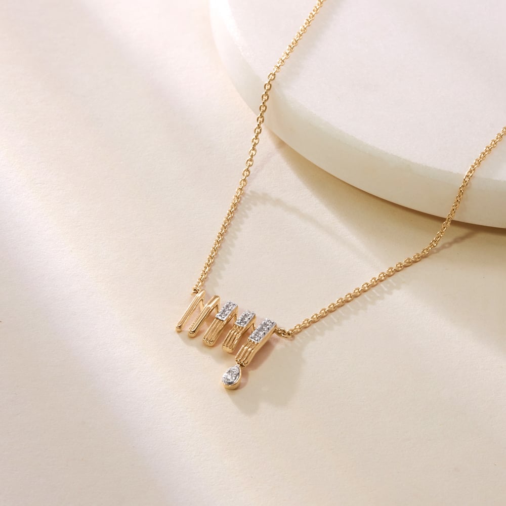 Measured Rhythm Diamond Necklace,,hi-res image number null
