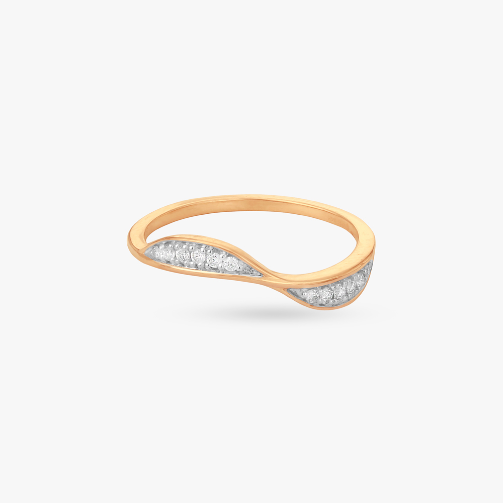 Sculpted Curve Diamond Ring,,hi-res image number null