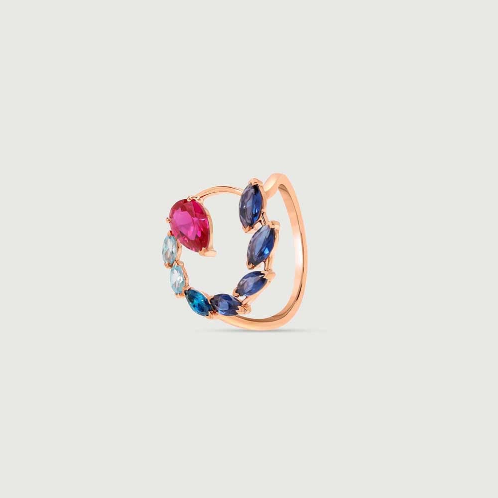 Bold Whirl Colourstone Ring,,hi-res image number null