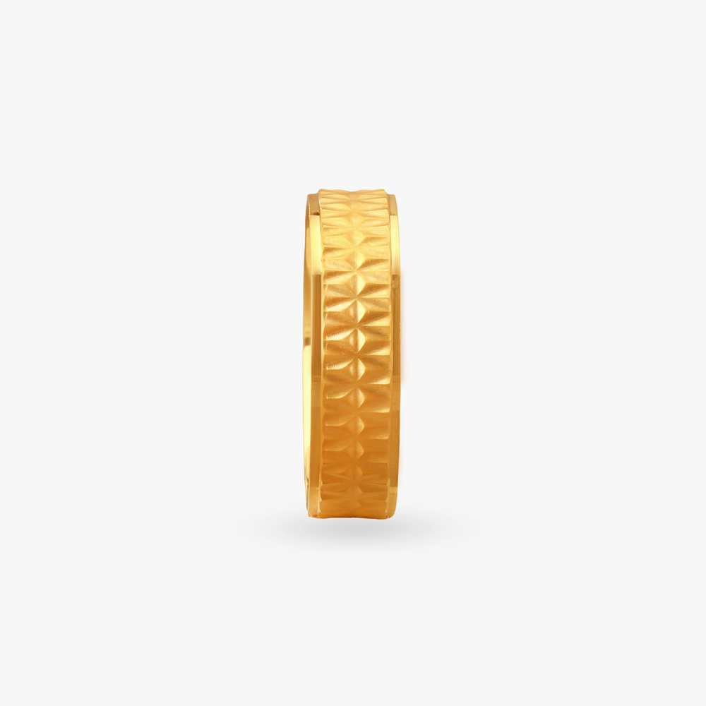 Geo Prism Gold Ring,,hi-res image number null