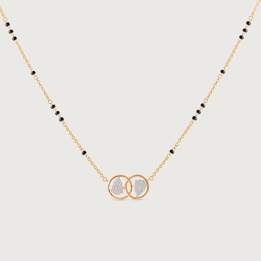 Infinite Union Gold and Diamond Mangalsutra,,hi-res image number null