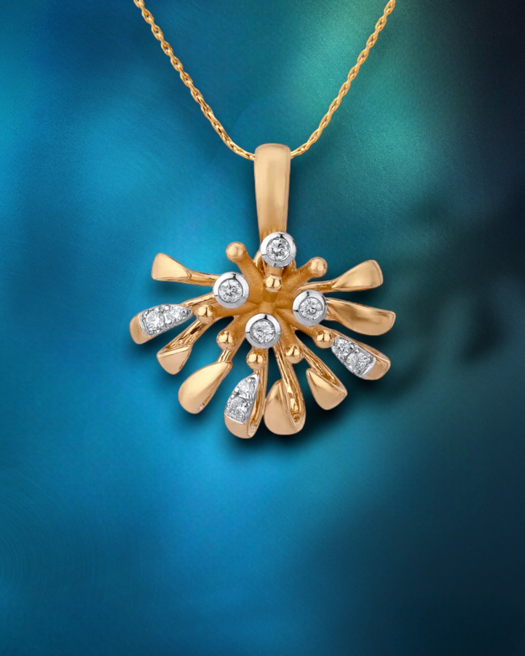 Starburst Rhythm Diamond Pendant,,hi-res image number null