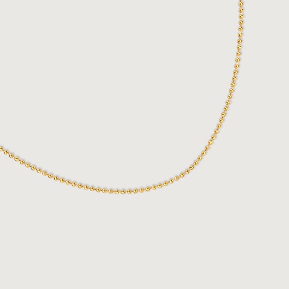 Bead Link 22 Kt Gold Chain,,hi-res image number null