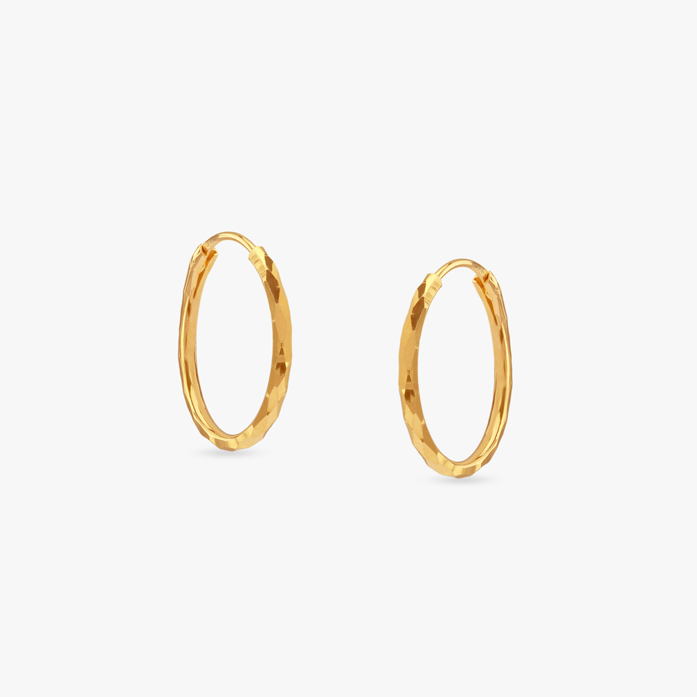 

Luxe Shine Gold Hoop Earrings
