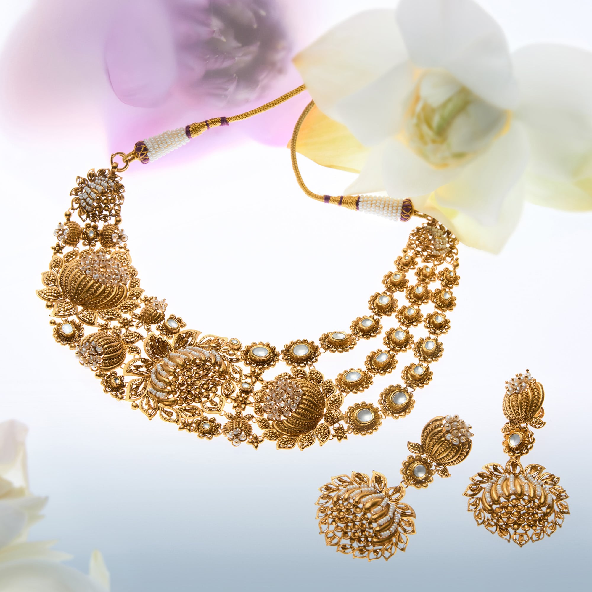 Heritage in Bloom Necklace Set,,hi-res image number null