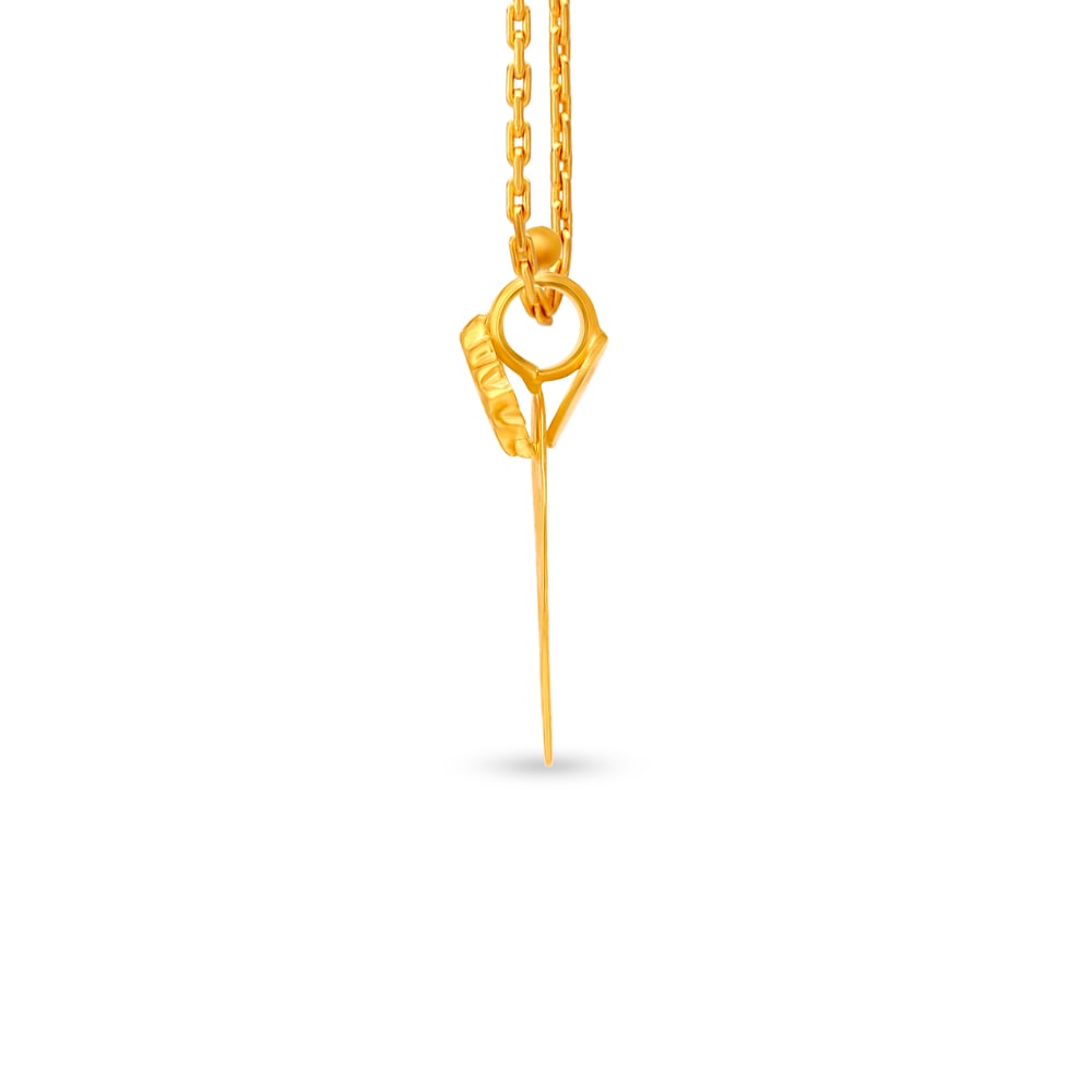 

Stunning Gold Lakshmi Kasu Pendant