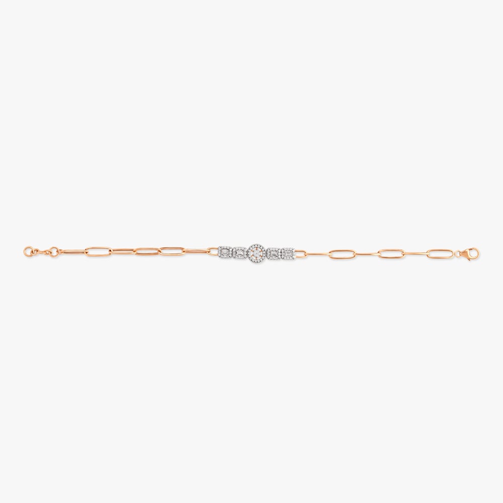 Dazzling Diamond Interlock Bracelet,,hi-res image number null