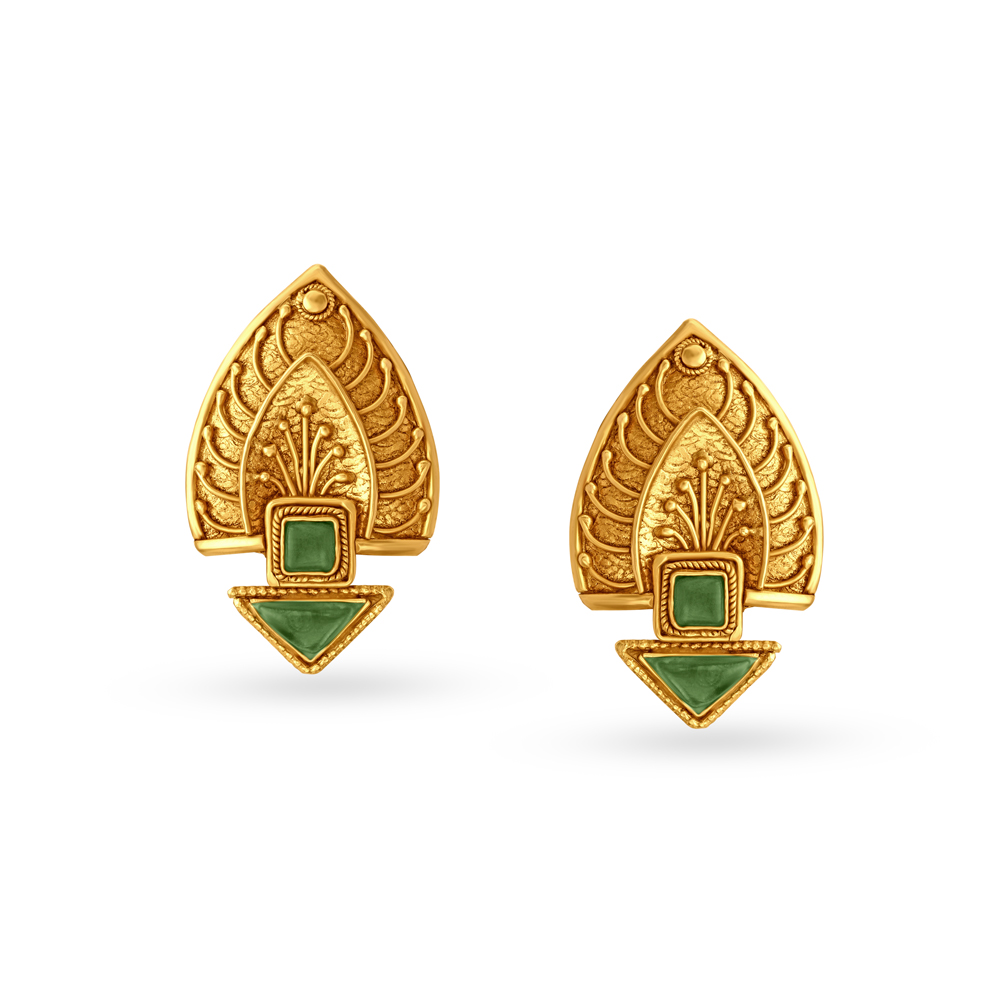 Majestic Traditional Stud Earrings