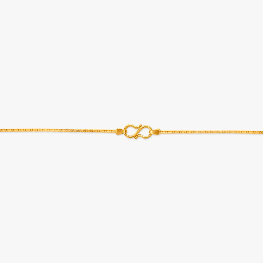 Delicate Loop and Bead Chain,,hi-res image number null