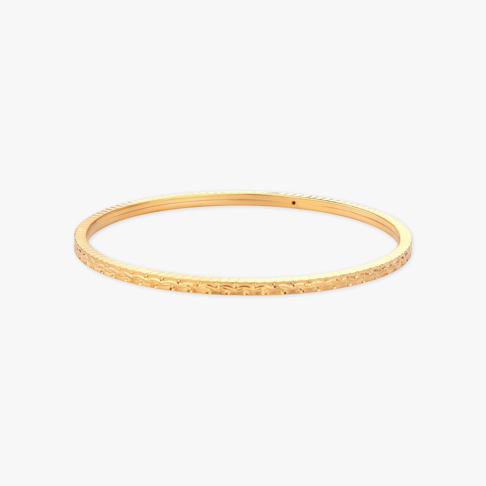 Petal Trace Gold Bangles,,hi-res image number null
