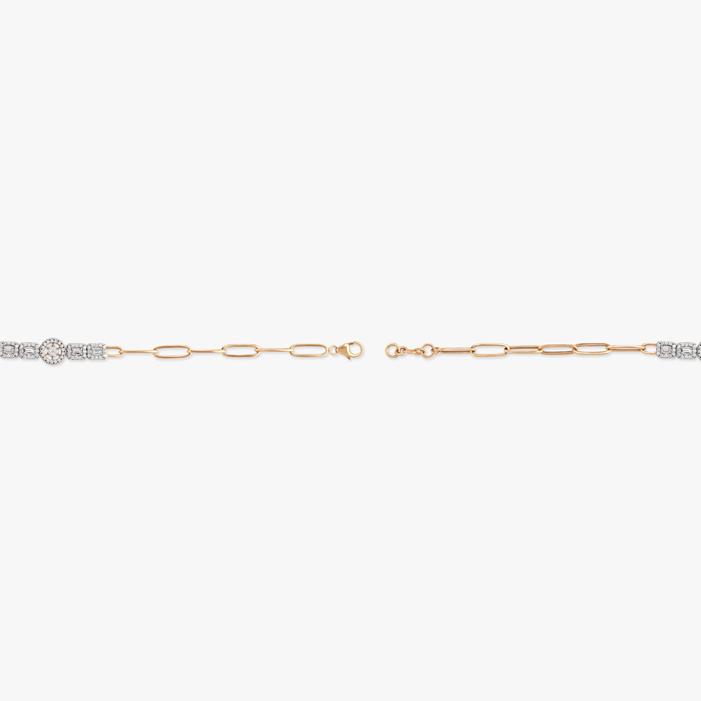 Dazzling Diamond Interlock Bracelet,,hi-res image number null