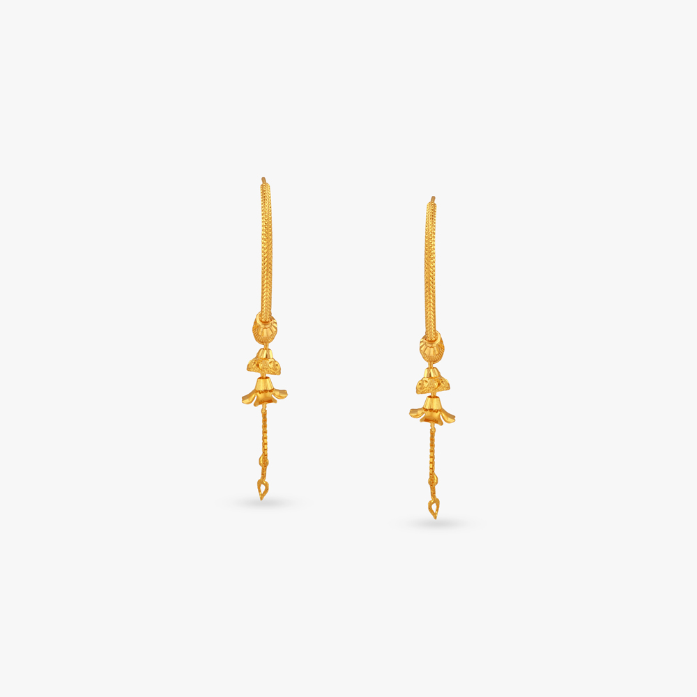 Twilight Melody Gold Hoop Earrings,,hi-res image number null