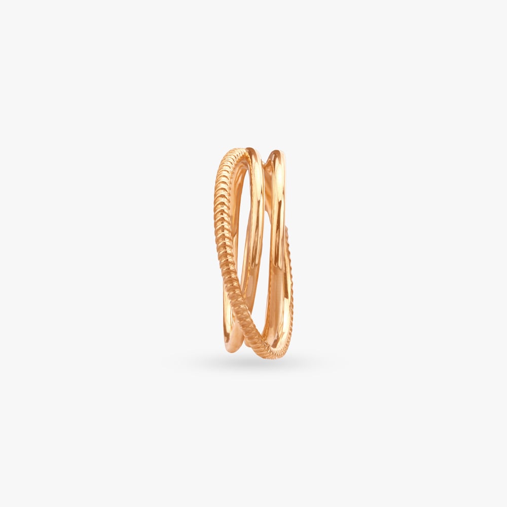 Weave Flow Gold Ring,,hi-res image number null