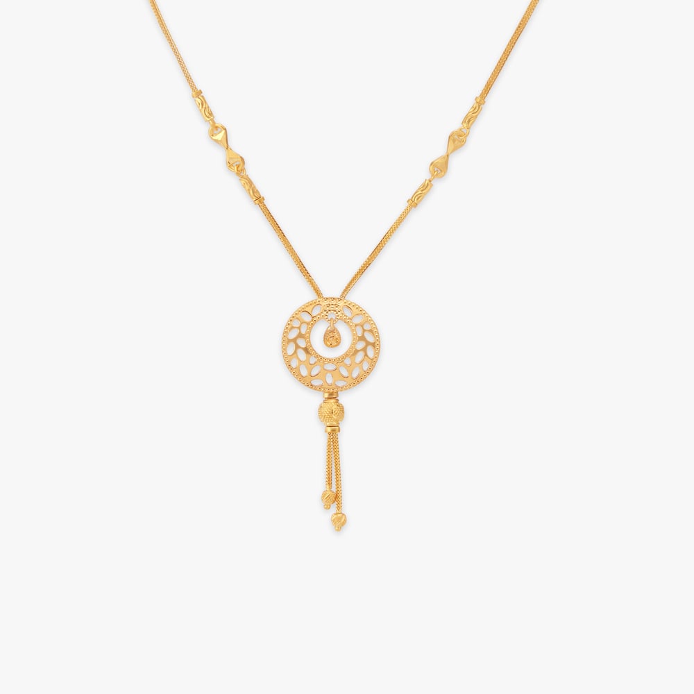 Geometric Gold Necklace,,hi-res image number null