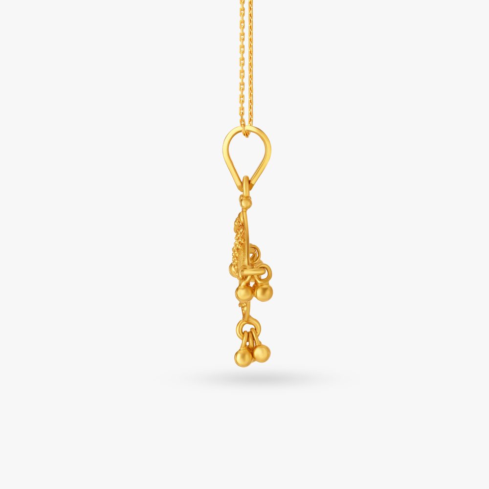 Gaja Kesari Coin Pendant,,hi-res image number null