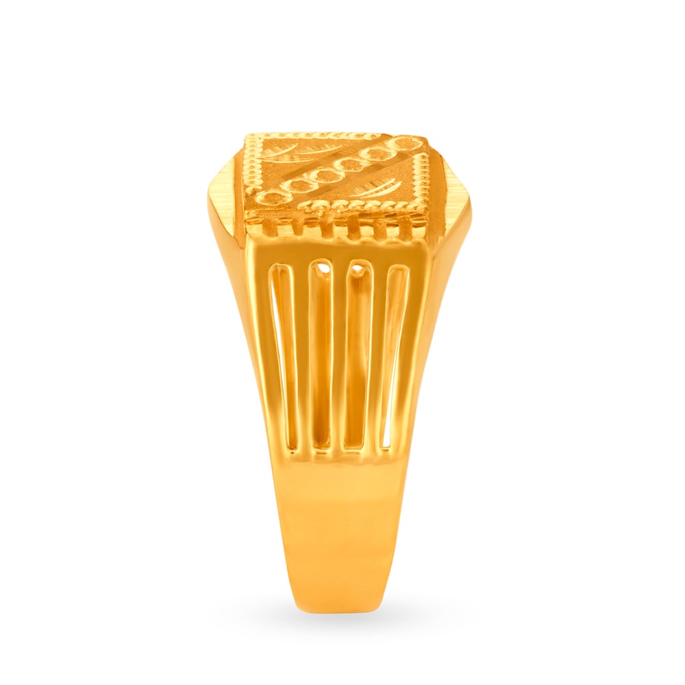 Stunning Gold Ring for Men,,hi-res image number null
