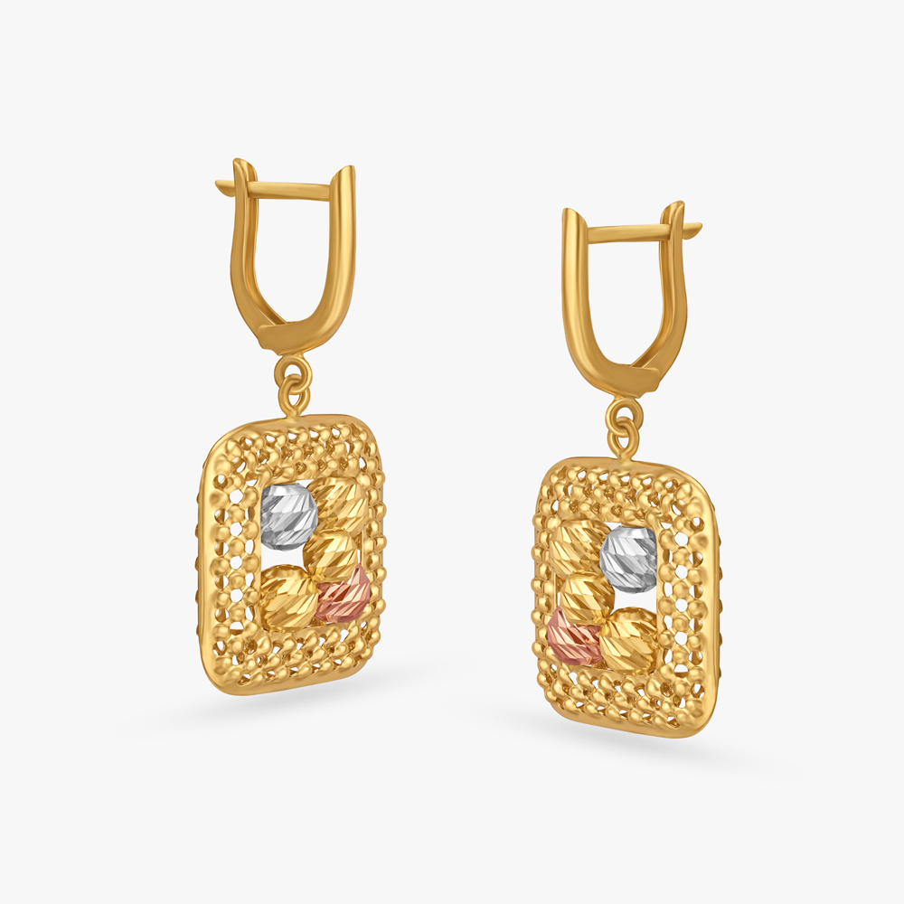 Buy Mia by Tanishq 14k Gold Foundation of Love Earrings for Women Online At  Best Price @ Tata CLiQ