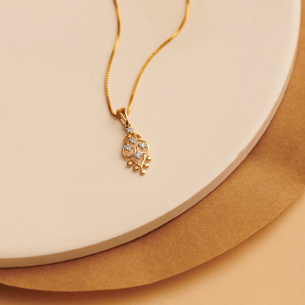 Classic Traditional Diamond Pendant
