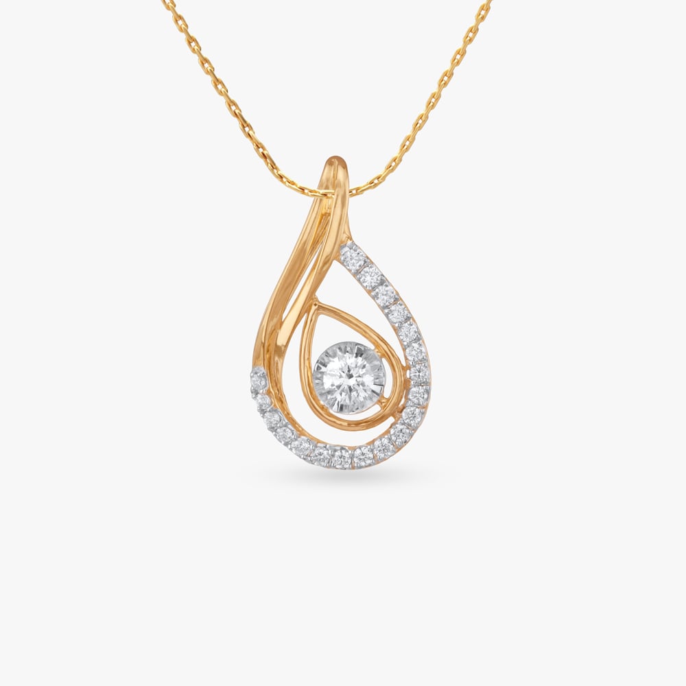 

Eternal Swirl Diamond Pendant