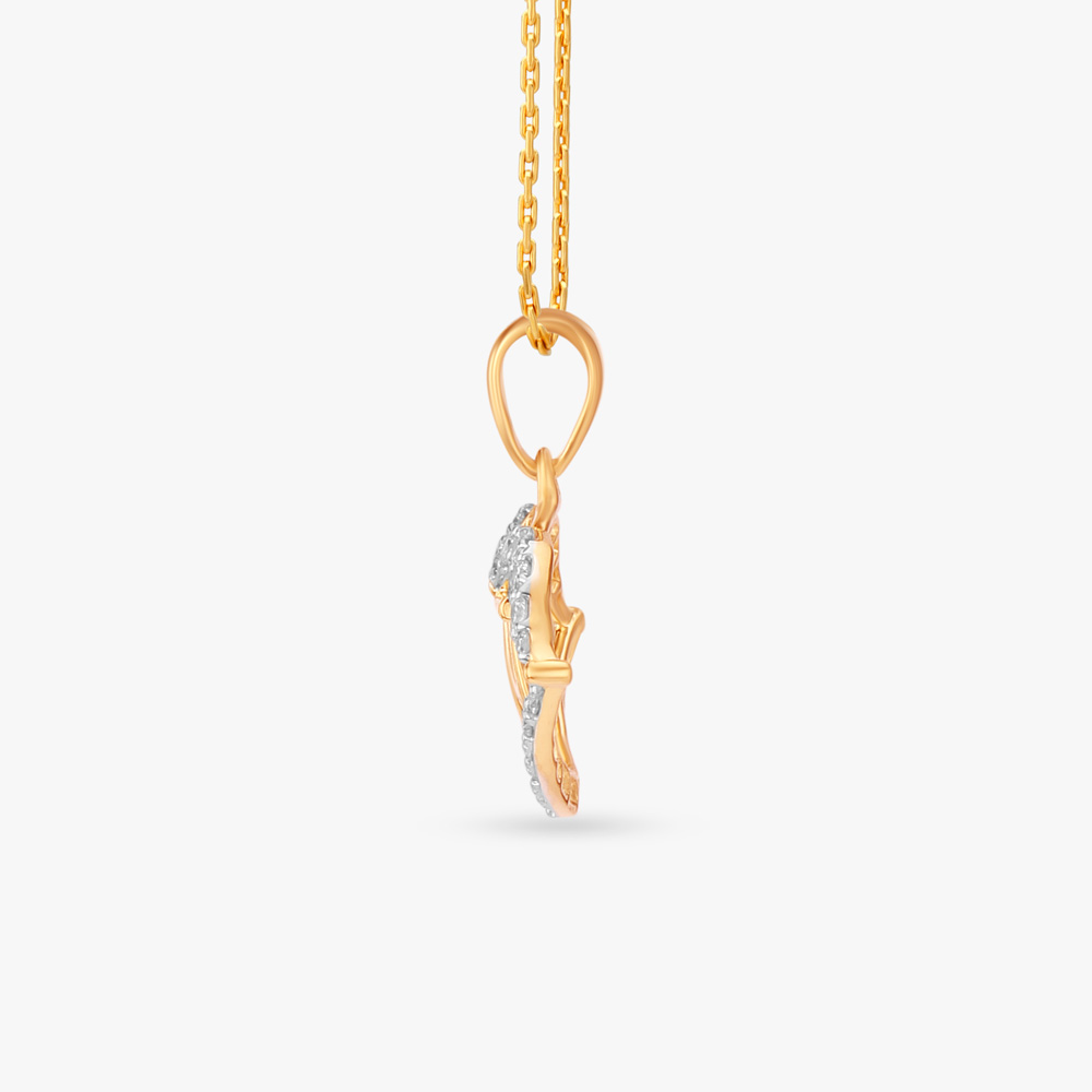 

Shri Ram Diamond Pendant