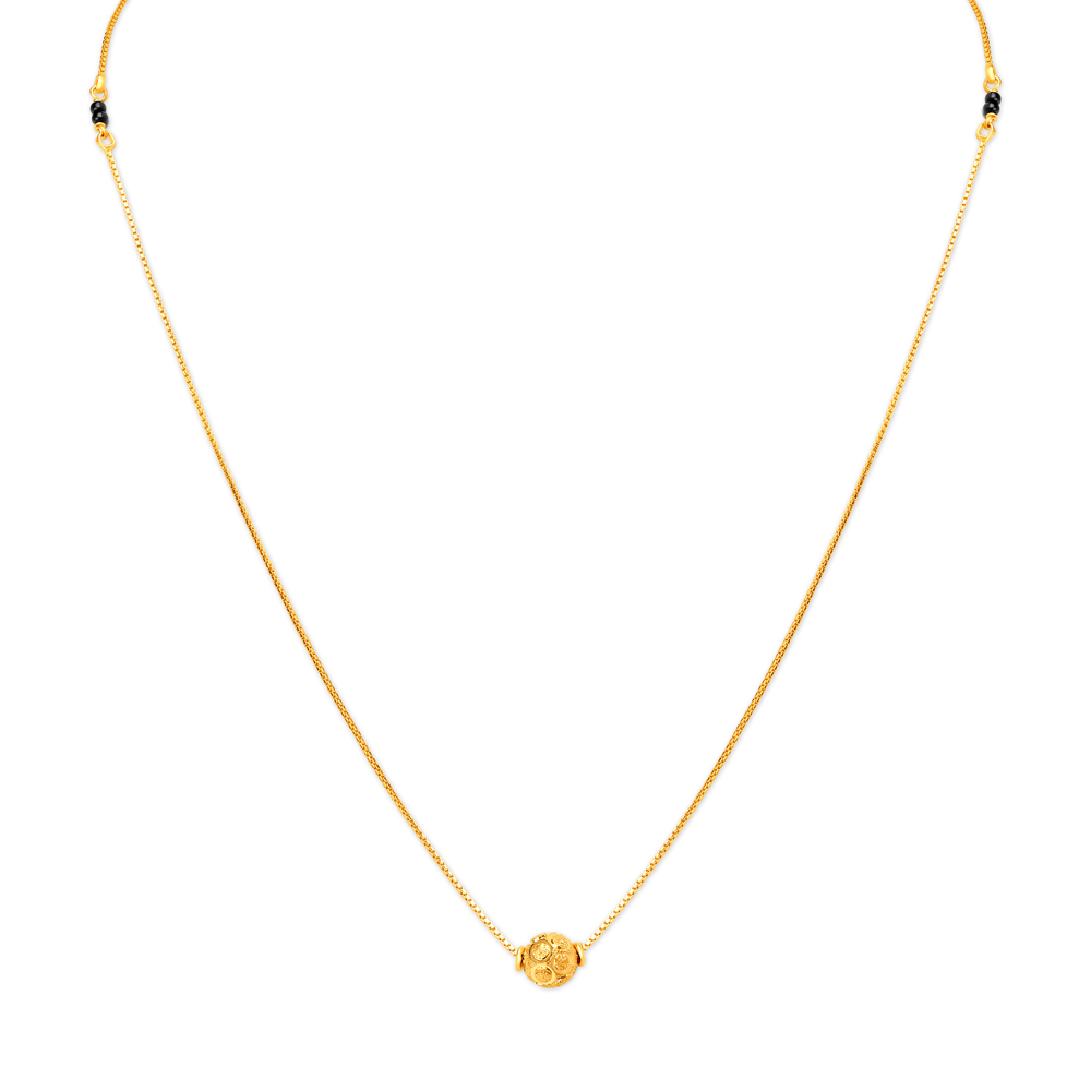 Stunning Bead Gold Chain For Kids,,hi-res image number null