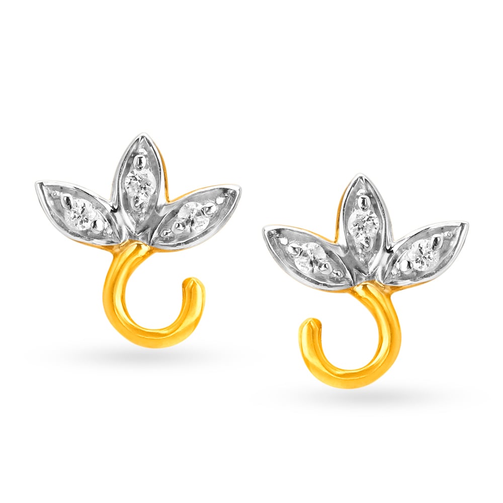 

Marquise Whirl Diamond Stud Earrings