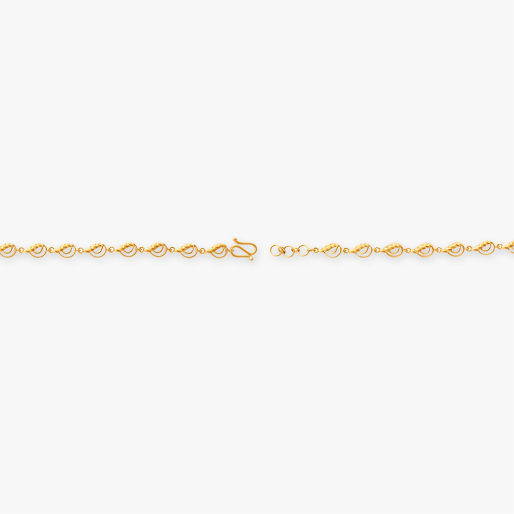 Wavy Gold Bracelet,,hi-res image number null