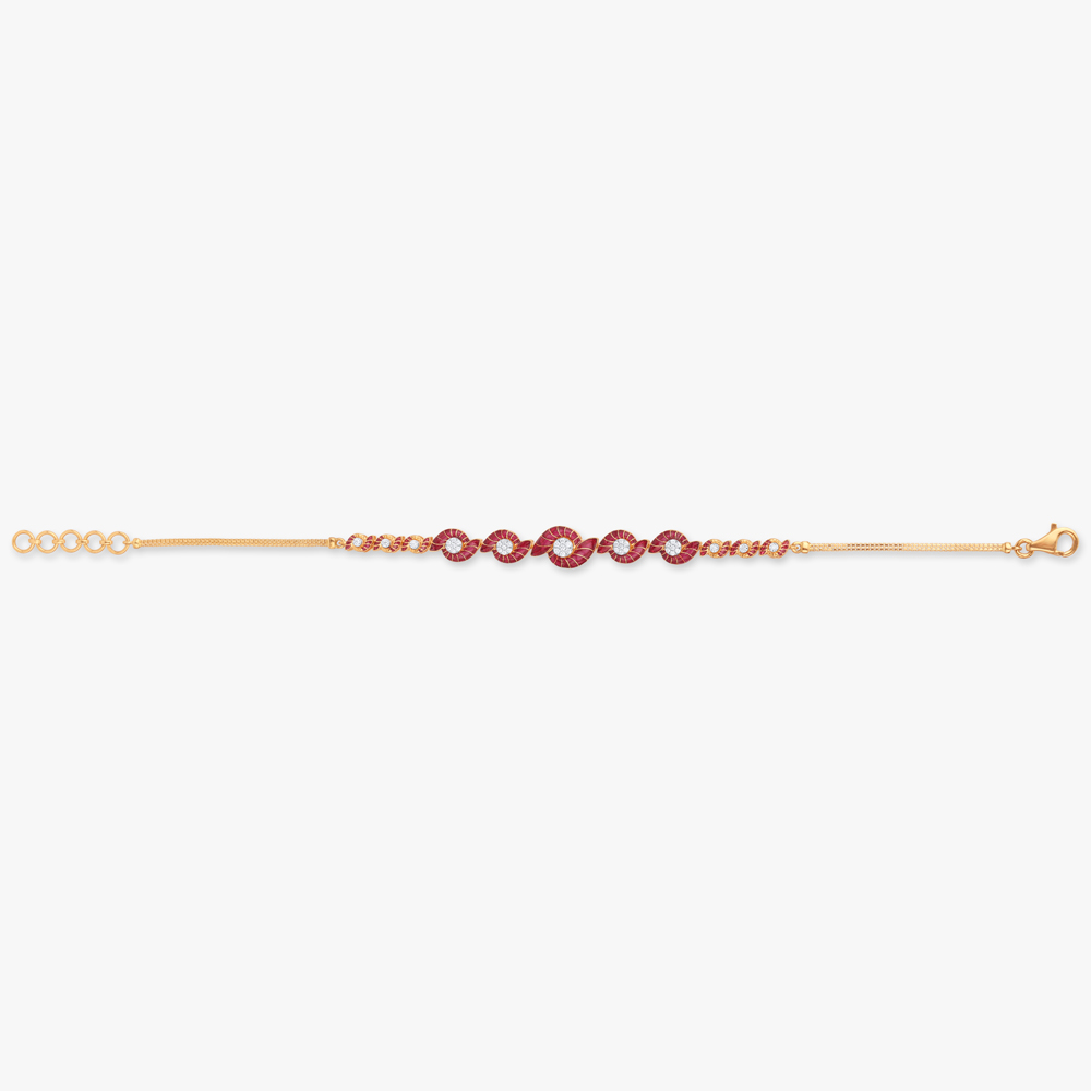 Flutter Rhythm Diamond Bracelet,,hi-res image number null
