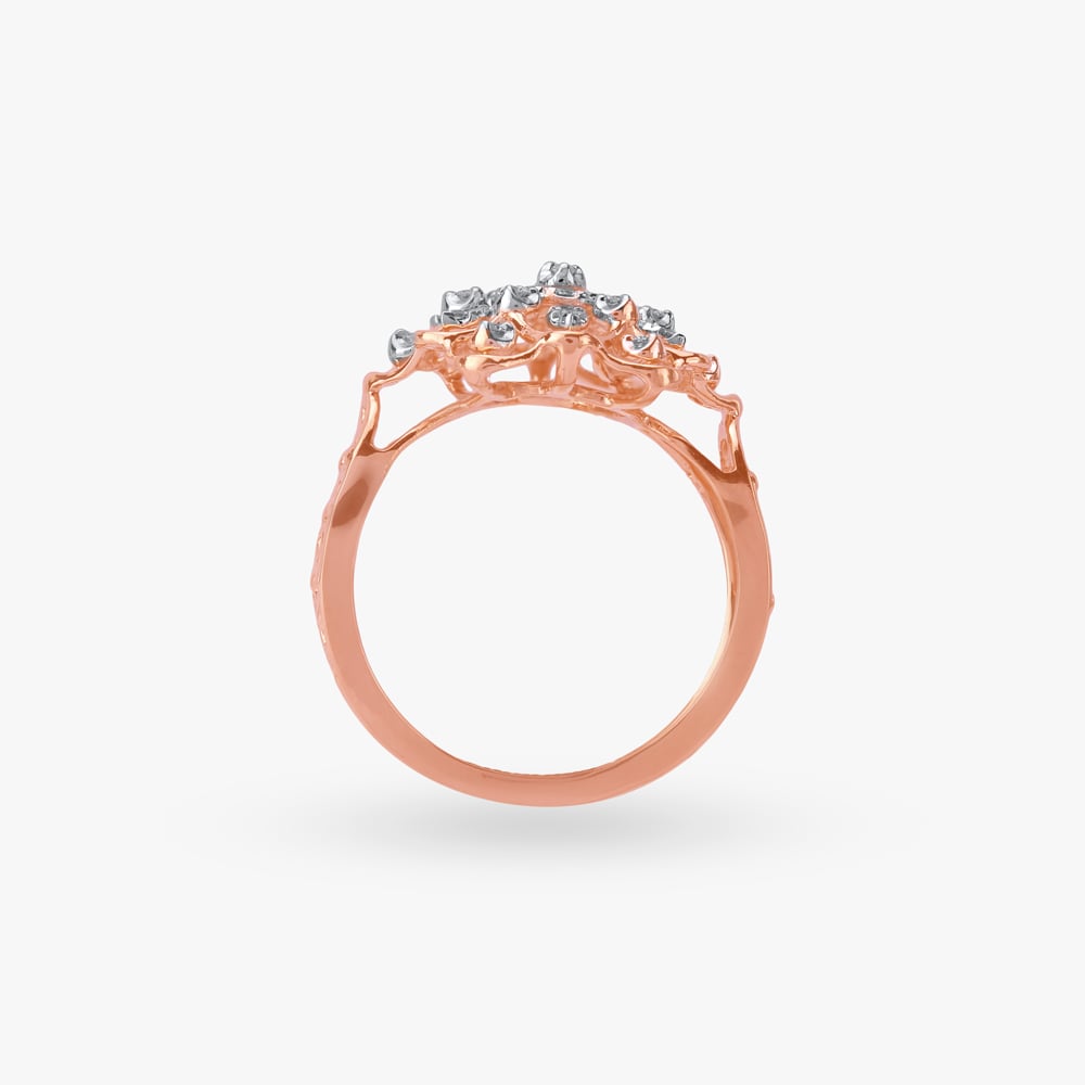 Radiant Rosette Diamond Ring,,hi-res image number null