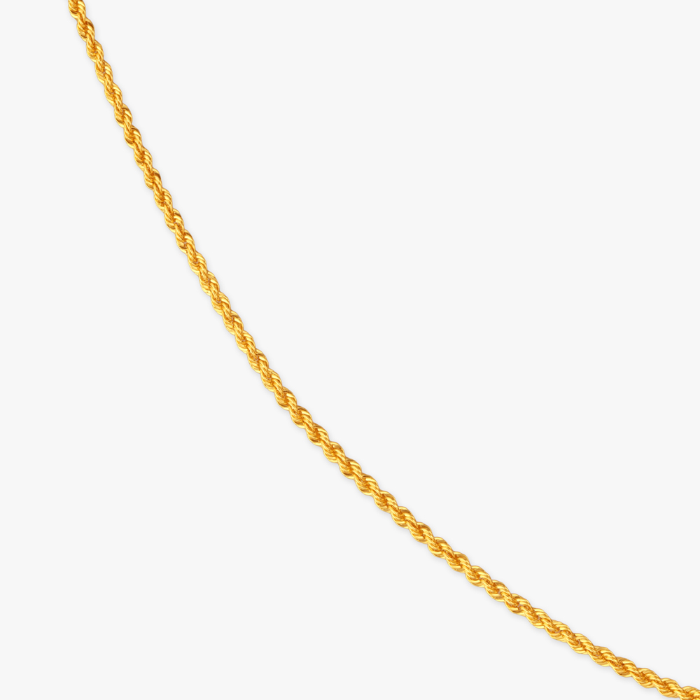 Rope Twist Gold Chain,,hi-res image number null
