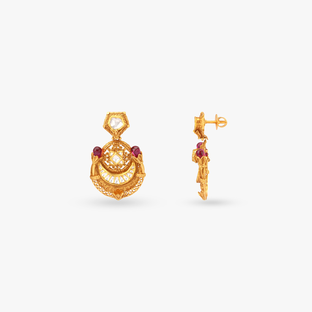 Lunar Rhythm Gold Necklace Set,,hi-res image number null