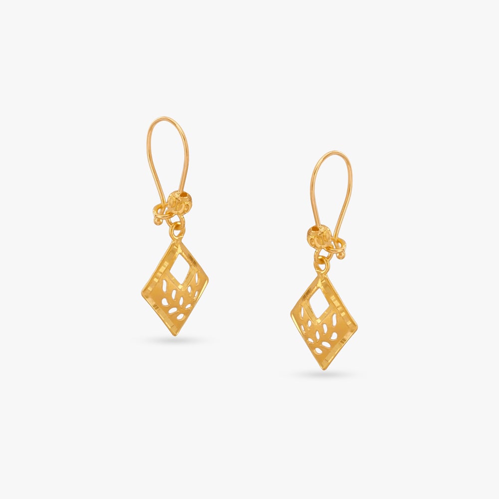 

Geometric Grace Gold Hoop Earrings