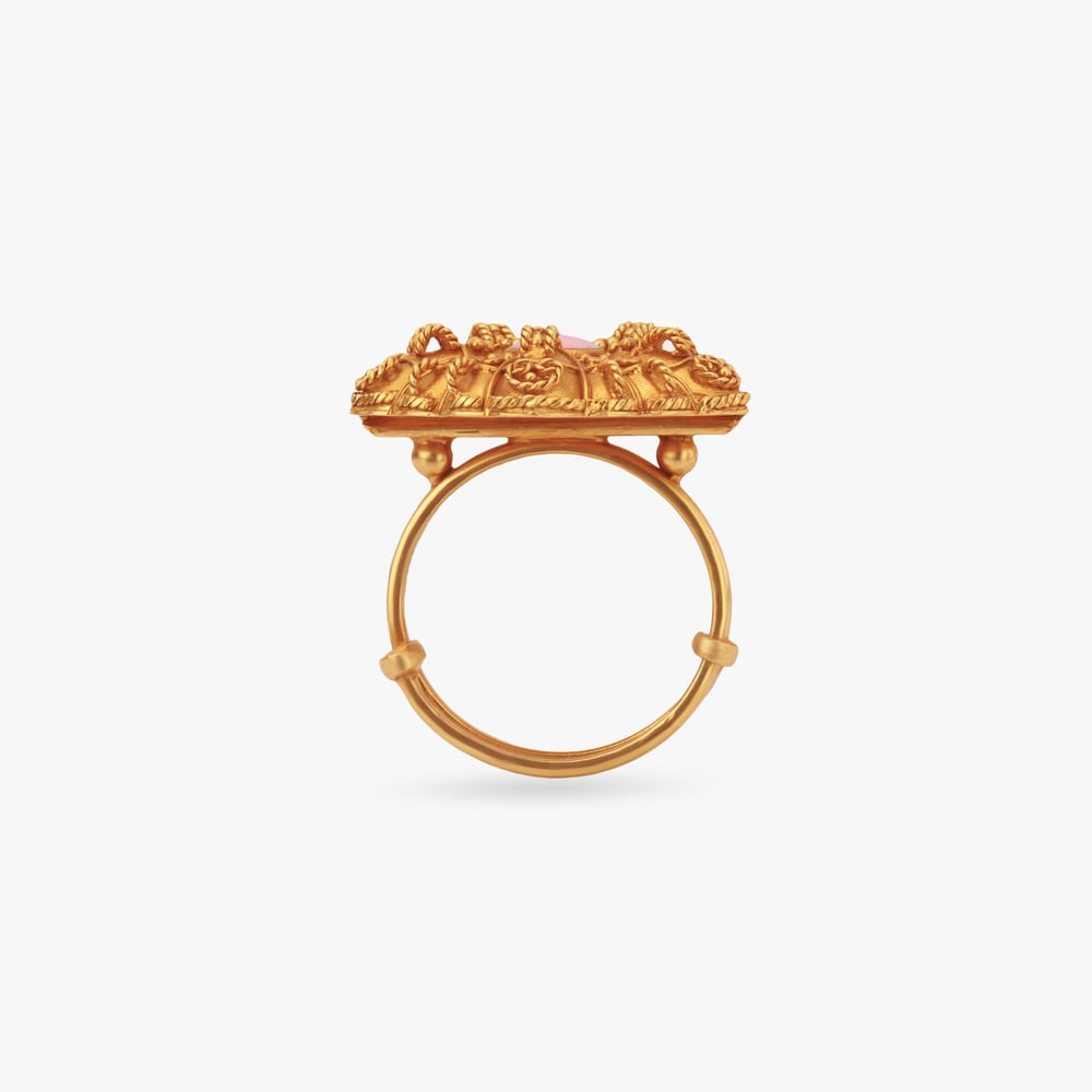 Dawn Blush Gold Finger Ring,,hi-res image number null