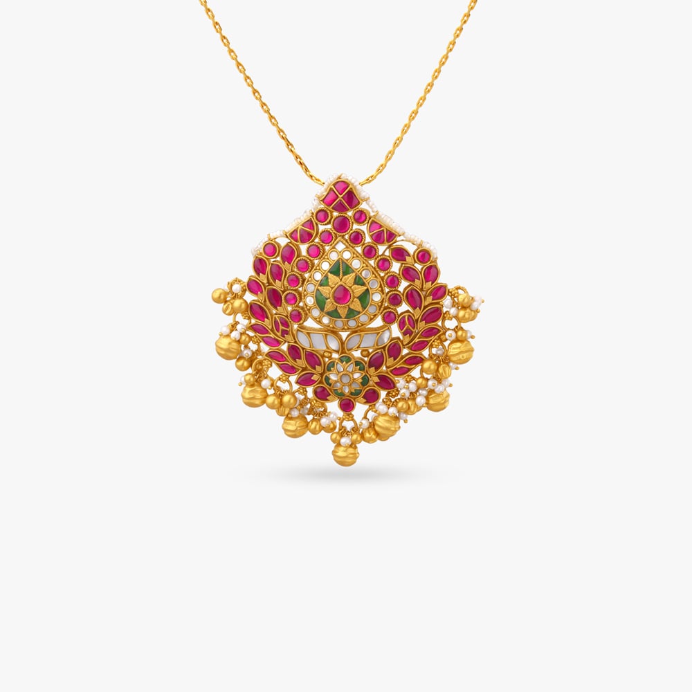 Convertible Floral Pendant Necklace Set,,hi-res image number null