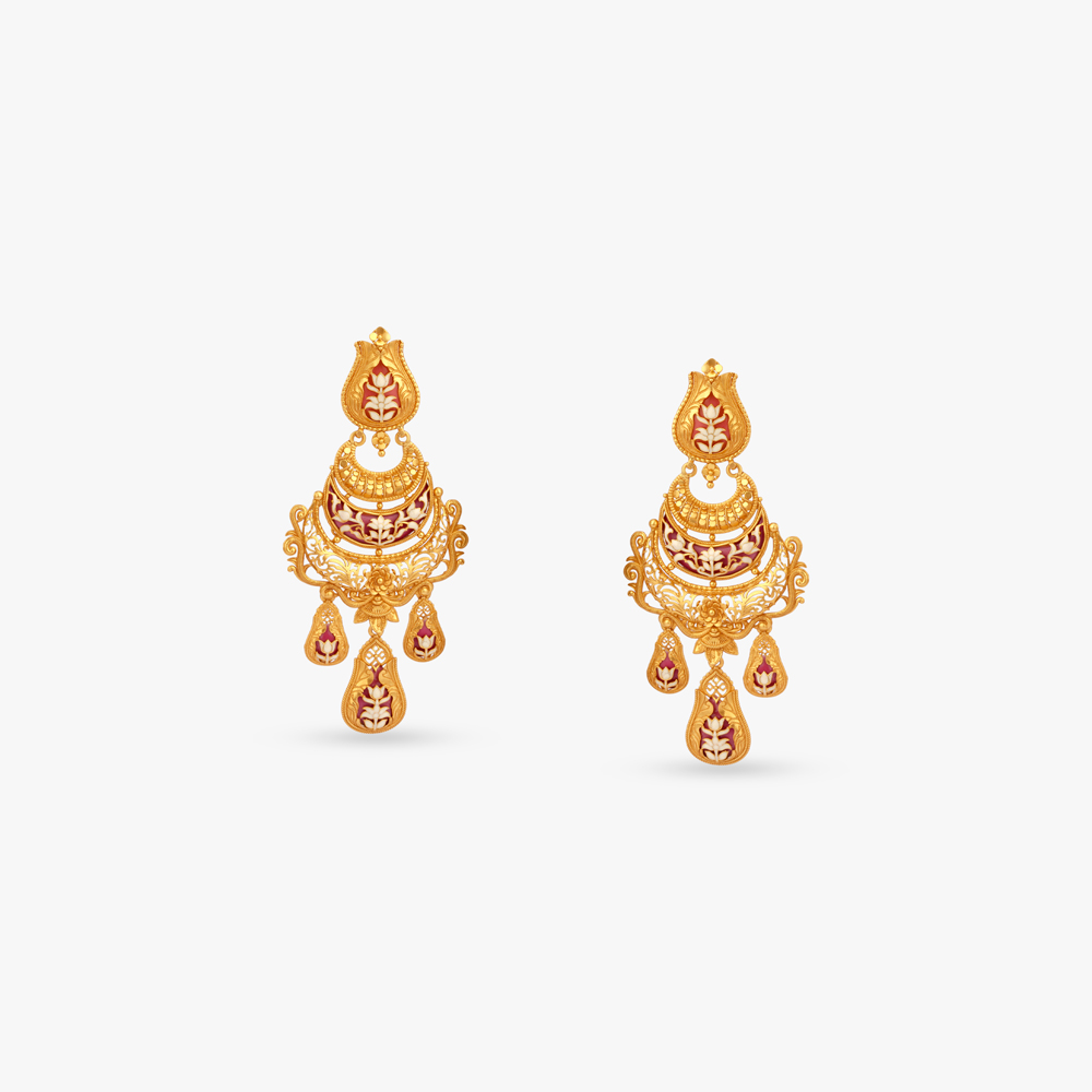 Moonlit Rhythm Gold Necklace Set,,hi-res image number null