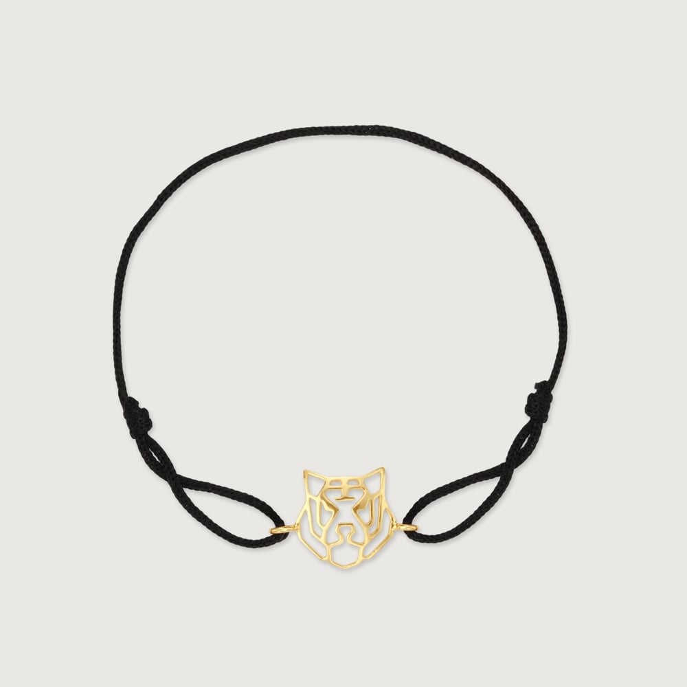 Rooted Regal Tiger Gold Bracelet,,hi-res image number null