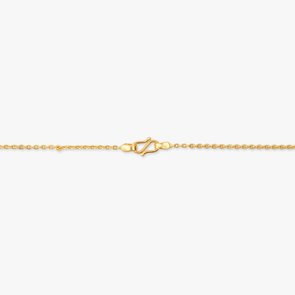 Tassel Elegance Gold Pendant with Chain,,hi-res image number null