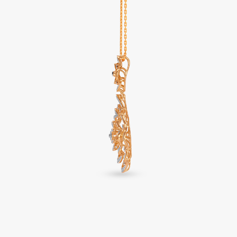 Poetic Grace Diamond Pendant and Earrings Set,,hi-res image number null