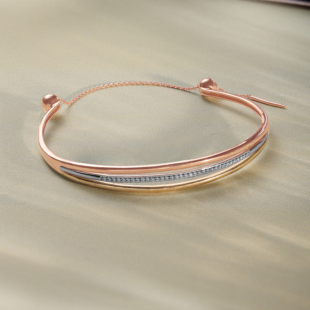 Sleek Twinkling Diamond Bangle,,hi-res image number null