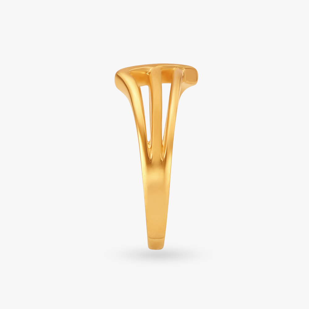 Statement Gold Finger Ring,,hi-res image number null